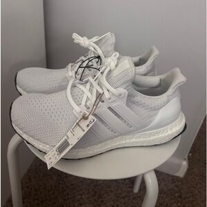New White Adidas Ultraboost